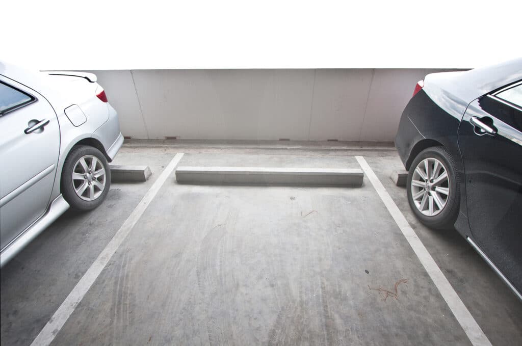 Undercover car parking space